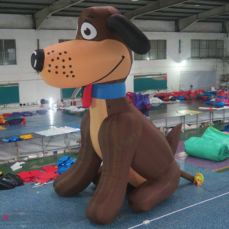 

outdoor games & activities 6m 20ft tall Giant advertising inflatable dog model for zoo Pet shop promotion decoration cartoon animal