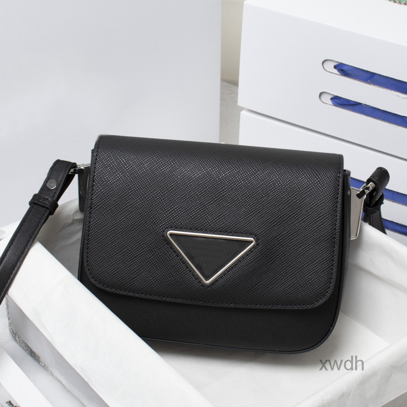 

Evening Bags Flap Classic Fashion Crossbody Bag Cowhide Leather Top Hardware Shoulder Bag Magnetic Buckle Plain Water Ripple Adjustable Sho