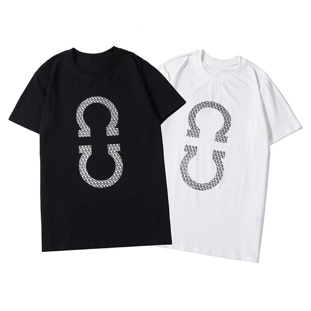 

Designer Men's Clothing Short sleeve Tees Polos Mens T-Shirts Summer Black and white cotton Casual solid color T-shirt Men Fashion luxury brand Top #14