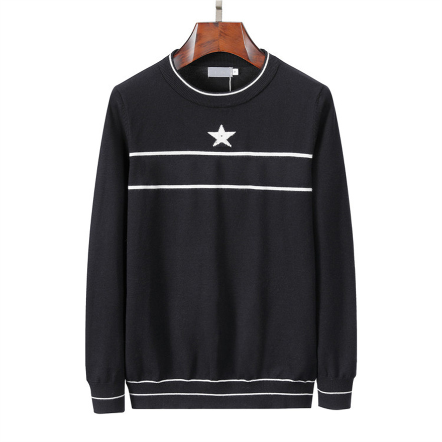 Luxury Men Sweaters Long Sleeves Knitted Jumper Classic Crew neck letter knitting Designer cashmere sweater keep warm Essential Mens womens sweat