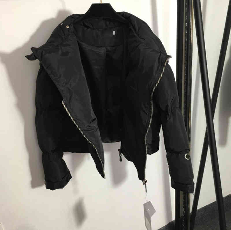 

Designer Down Jackets Women Fashion Logo Print Womens Winter Jacket Side Zipper Stand Collar Long-sleeved Padded Puffer Coat 0912, Extra shipping