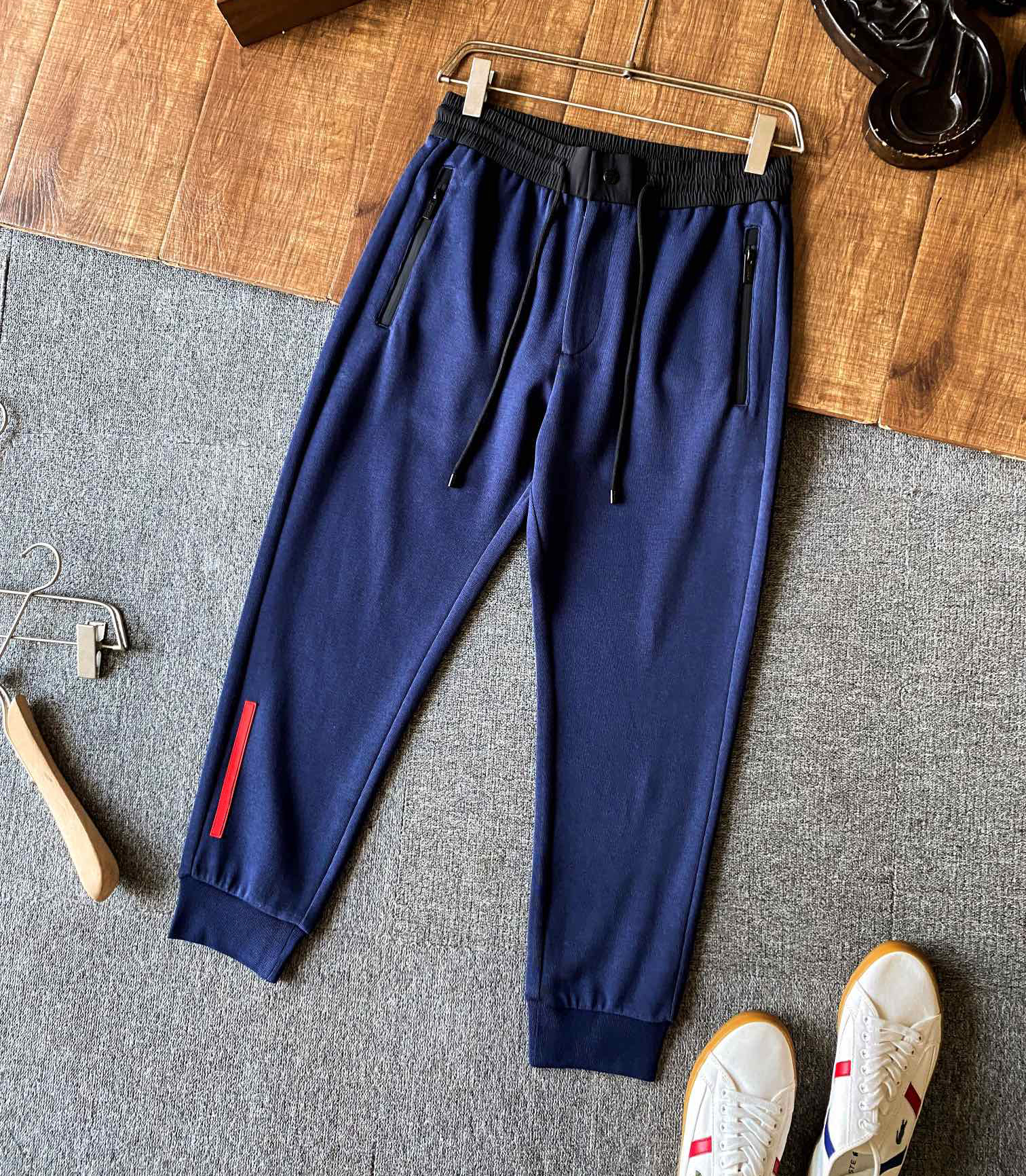 2022 fall and winter fashion designer pants comfortable stretch jogging sweatpants luxury brand elastic waist mens trousers