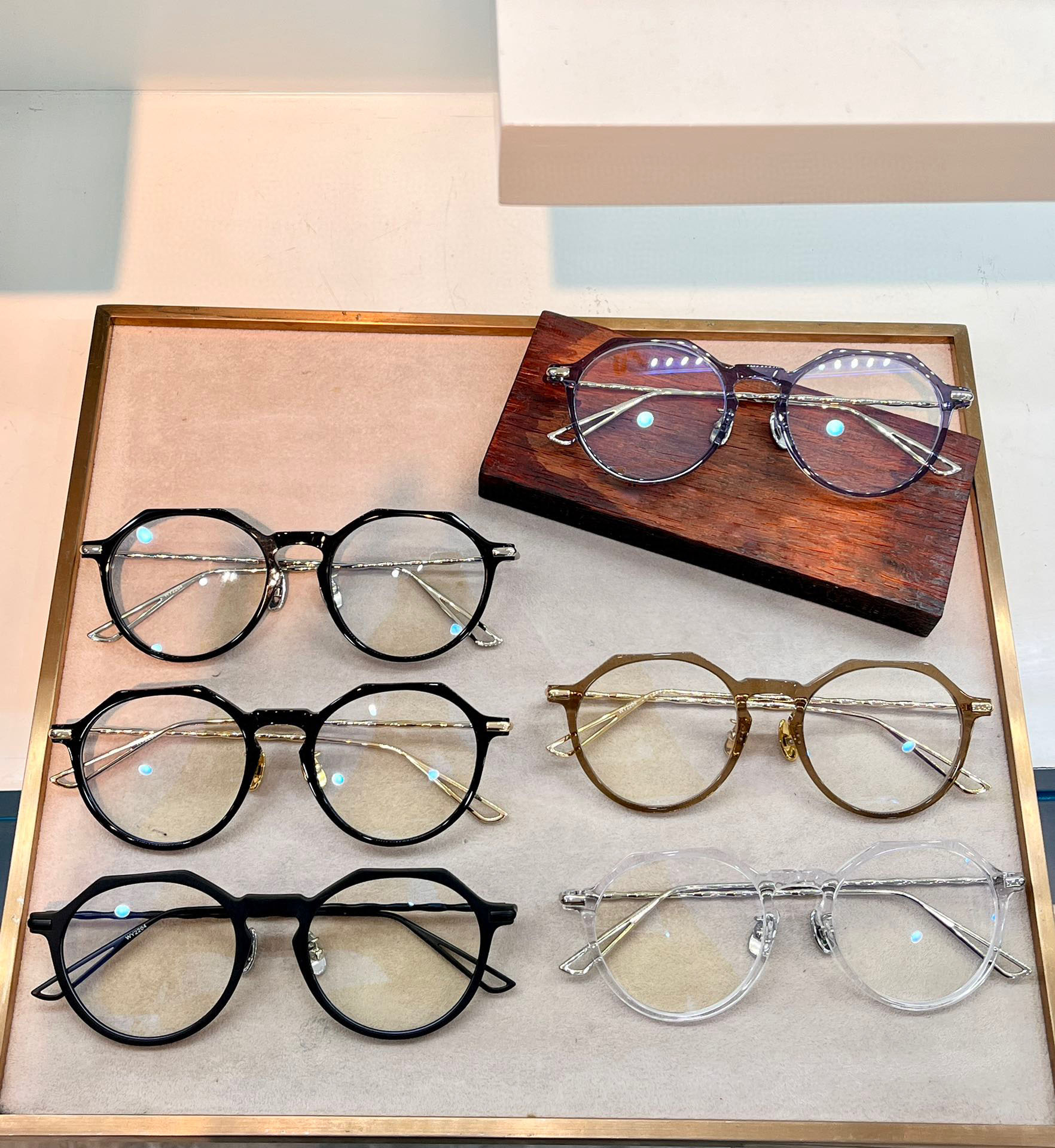 Men and Women Eye Glasses Frames Eyeglasses Frame Clear Lens Mens Womens WY2204 Latest random box