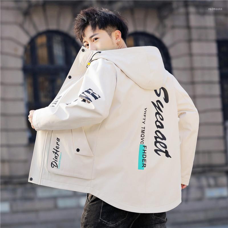 Men&#039;s Jackets Men&#039;s Fashion Mens Jacket Spring Autumn Trendy Thin Hooded Hip Hop Streetwear Casual Solid Coats Korean Youth Tops-image-805908184