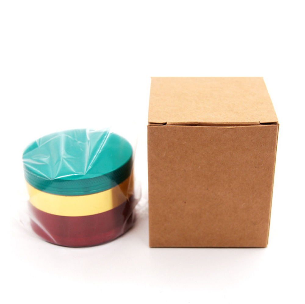 

4 layers 58mm herb grinders smoking accessories Overlapping color grinder Zinc alloy Crusher Smasher tobacco herb grinders