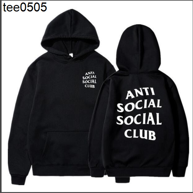 

High street anti social club designer GD net red autumn winter crooked warm Hooded Hoodies letter men' and women' loose cotton couple' sweater, Yellow