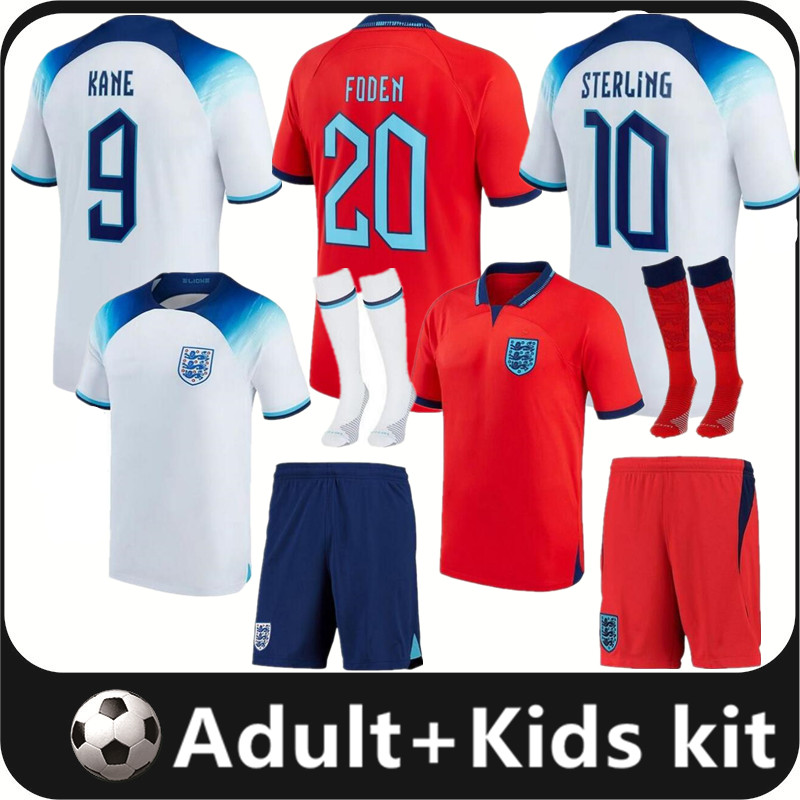 

2022 2023 ENglAnS soccer jerseys Maillot Foot KANE STERLING RASHFORD SANCHO GREALISH MOUNT FODEN HENDERSON MAGUIRE 22 23 Football Shirts men kids kit socks, 2022 away kit