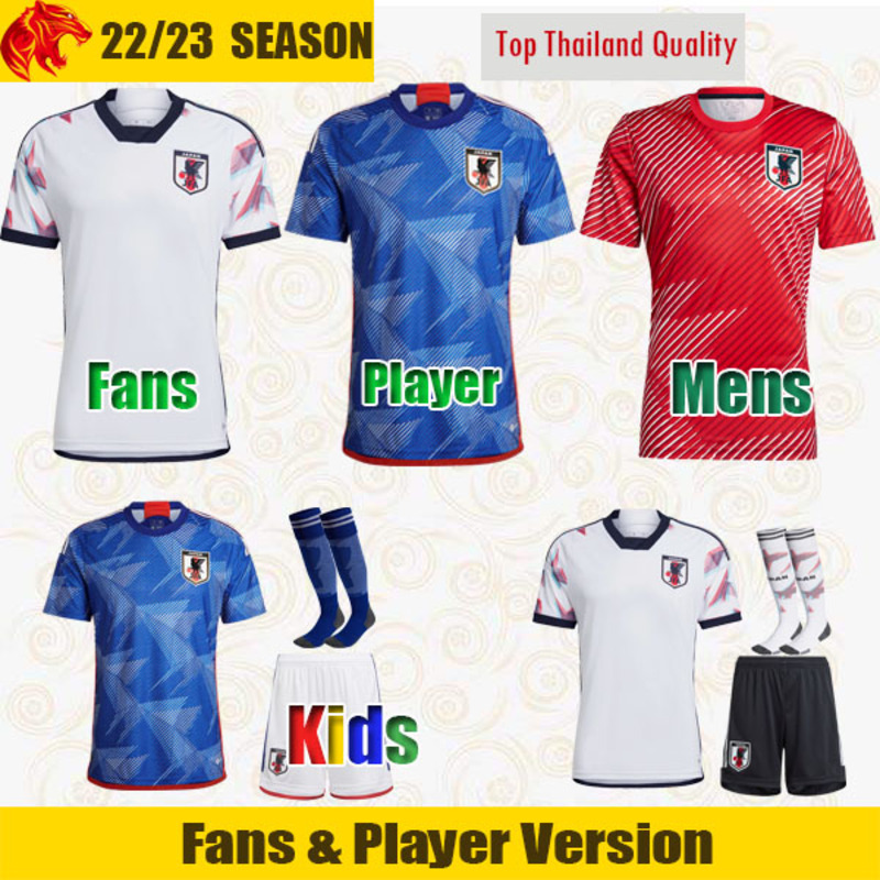 

World Cup 22 23 Japan Soccer Jerseys KUBO 2022 2023 Fans Player Version MINAMINO SHIBASAKI ITO YOSHIDA Football Shirt KAMADA TSUBASA HARAGUCHI Mens National Team, Fans 2223 away