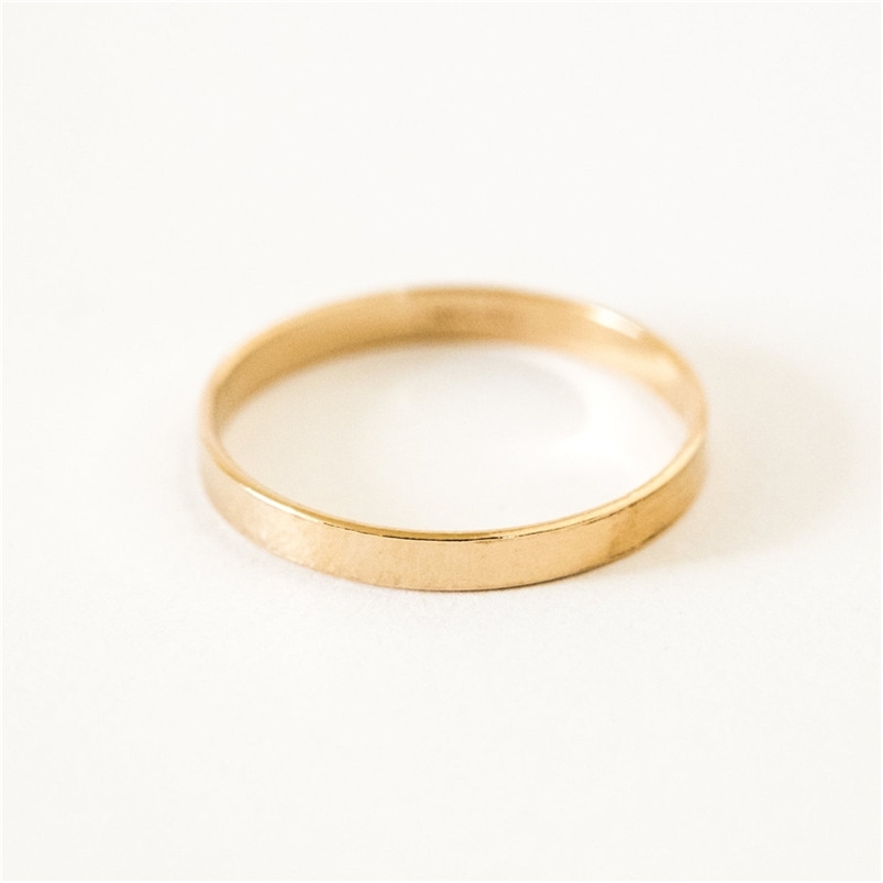 

Cluster Rings 14K Gold Filled Flat Band Ring Minimalism JewelryKnuckle Anillos Mujer Bohemian Bague Femme Anelli Aneis Rings 220921