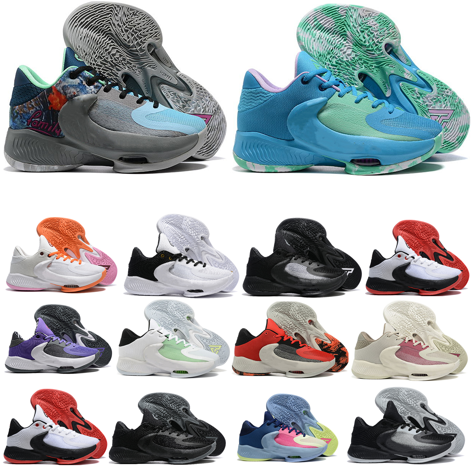 

Greek Freak 4 GA IV Basketball Shoes Unbelievable Men Giannis Antetokounmpo 4S GA4 American Sports Make Your Own Luck Coffee Wine Red Action Grape Sneakers