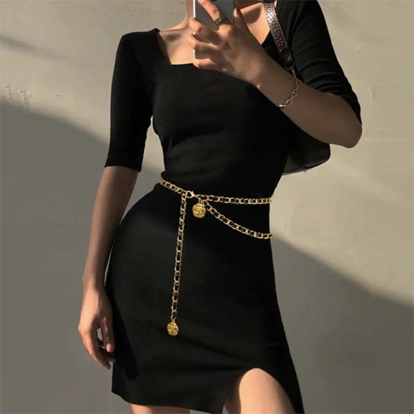 Belly Chains Waist Chain for Women Fashion Luxury Designer Gold Festival Metal Belt Vintage Corset High Jeans Dresses Body Jewelry 220921-image-805737187