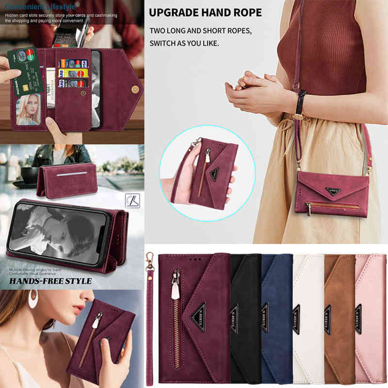 

Cell Phone Cases Wallet Multi Function Leather Case For iPhone 14 Pro Max 13 12 11 SE 2022 X XR XS 8 7 6 6S Plus 5 5S T220921, Wine red