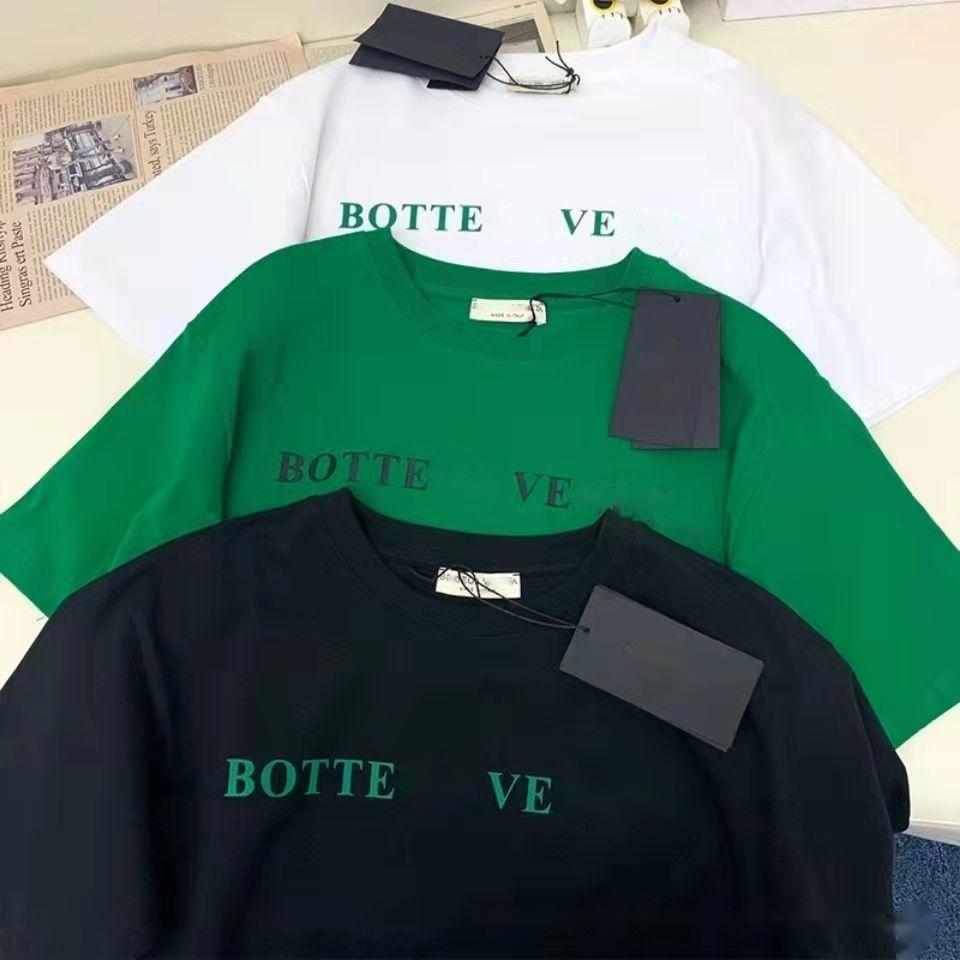 T-shirt en coton pour hommes Lettre T-shirt imprimé 100% pur coton Hommes et femmes Couple Tide Triangle Logo Tops Casual 3 couleurs T-shirts Plu