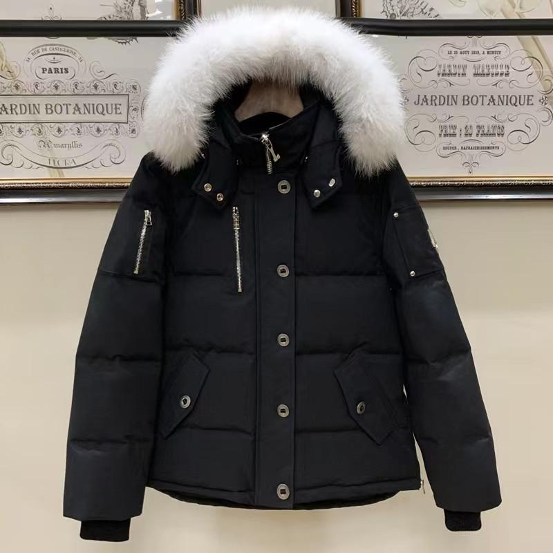

2022 Mens Down Jackets Moose Parka Winter Waterproof Cloth Men Wolf Fur Wyndham Jacket Hooded Fourrure Outwear Raccoon Furs Warm Knuck Coat, Bag