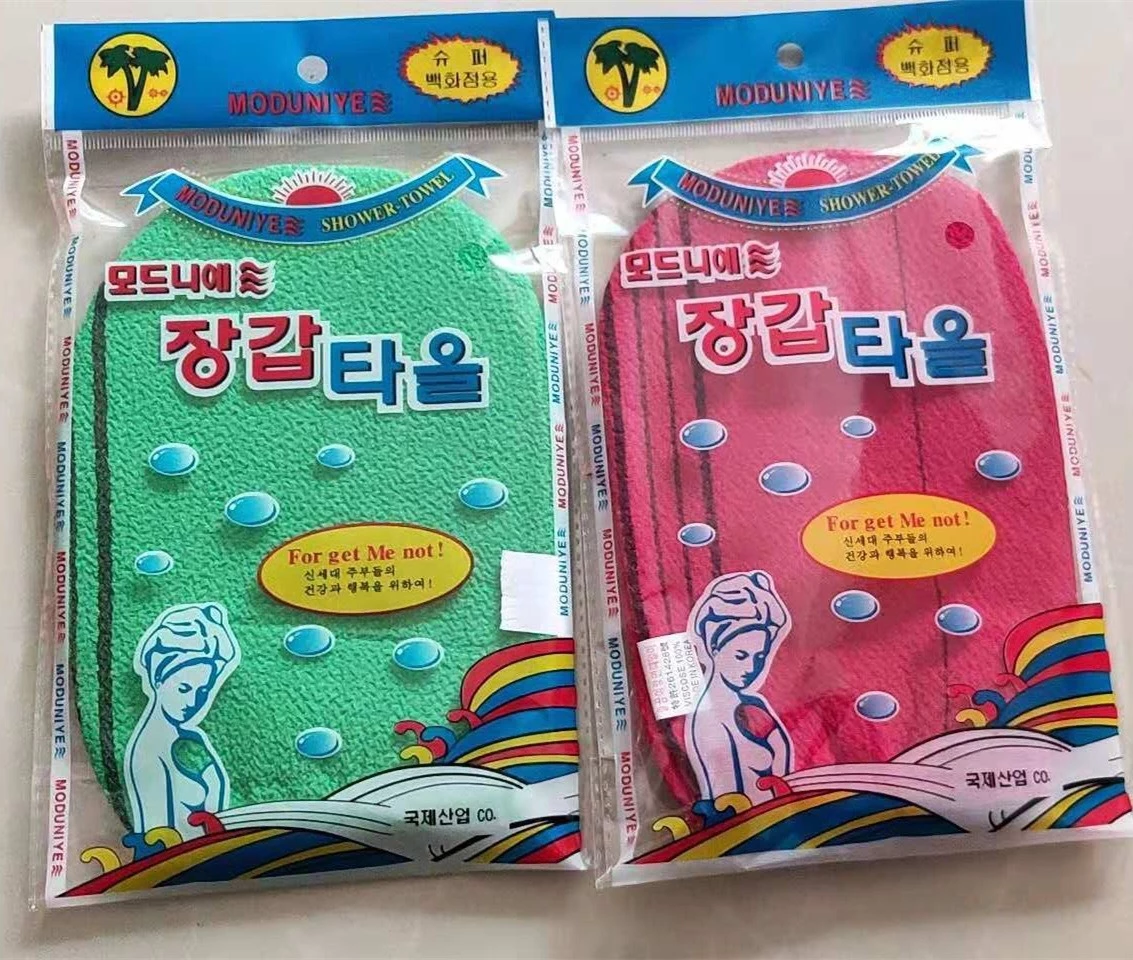 

Bath Brushes Sponges Scrubbers italy towel korea viscose mitt body scrub gloves kessa exfoliating tan glove normal