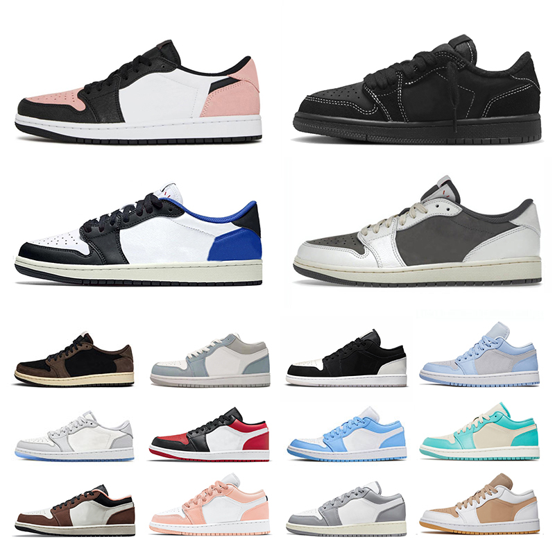 

Ts x Reverse Mocha Basketball Shoes Authentic Jumpman 1 1s Low For Mens Womens Black Phantom Mighty Swooshers Pink Fragment Big Size 12 Eur 46 Bleached Coral Sneakers, 36-46 travis scotts reverse mocha