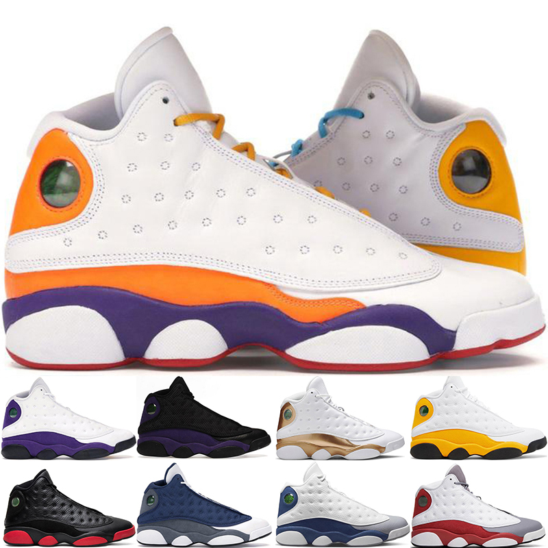 

Wholesale Basketball Shoes 13 13s Mens Womens Altitude Atmosphere Grey Barons Black Cat Bred Cap And Gown Chicago Court Purple Flint Grey Toe Sports Sneakers