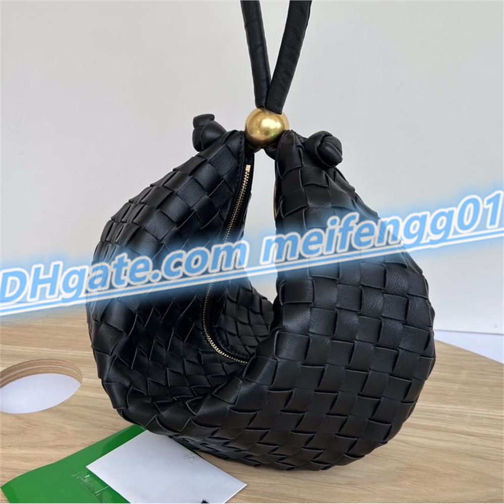 

High leather shoulder bags woven handbags famous handbags sunshine designer luxury wallets women's horizontal bag vagrant Clutch Purse, Paper box