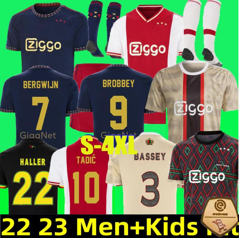 

22 23 Soccer Jerseys BASSEY CONCEICAO TADIC football shirts BERGHUIS BROBBEY BERGWIJN 2022 2023 men kids kit uniform SANCHEZ fans player version match training wear