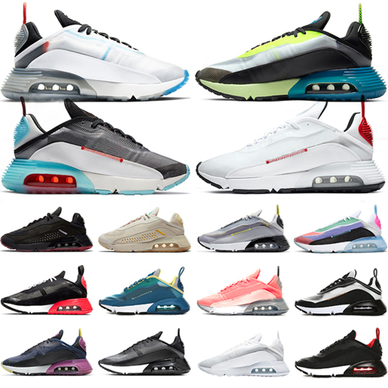 

2090 Men Women Running shoes Triple Black White ge Pure Platinum Mens Trainers Sports Sneakers Size 36-45, #1 pure platinum 36-45