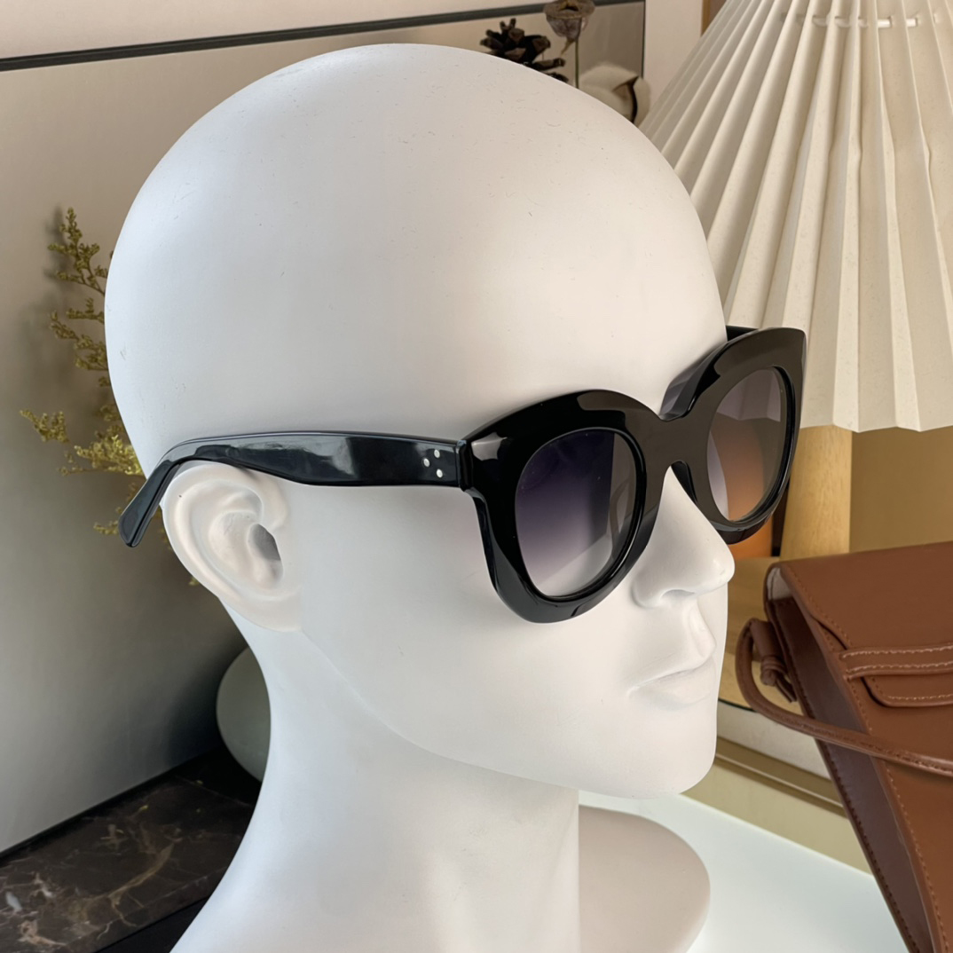 

Black Grey Shaded Acetate 41093 Sunglasses Sunnies Women Summer Designer Glasses Shades Occhiali da sole Pupular Styles