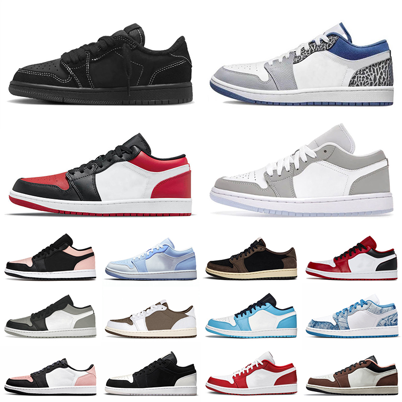 

jogging 1 low jumpman basketball shoes 1s women sports shadow toe black phantom sneakers reverse mocha men trainers aluminum bred toe bleached coral neutral grey, 36-46 low white camo