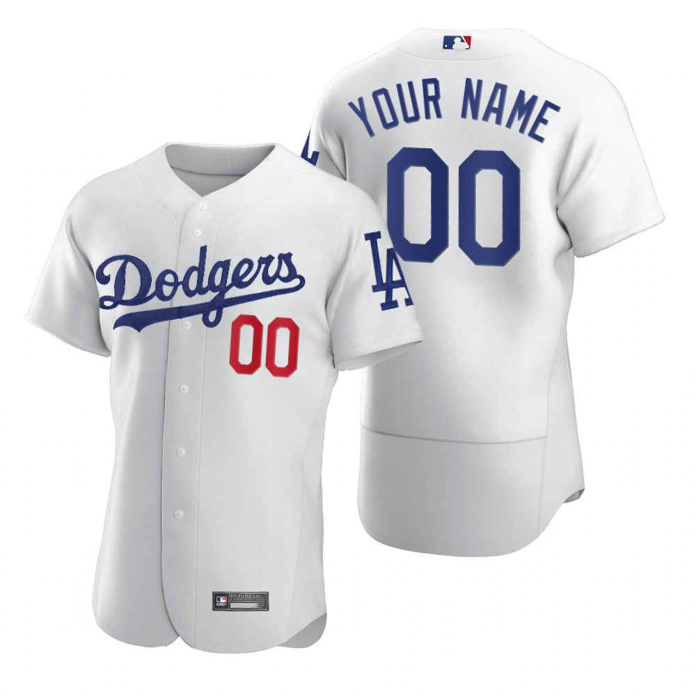 

NEW Jersey Custom Men women youth Los''Angeles''Dodgers''White blue gray BLACK Authentic 2020 Road