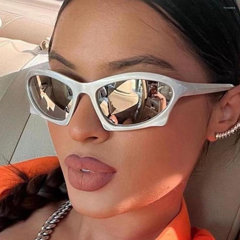 

Sunglasses Fashion Steampunk For Women Men Goggle 2022 Male Sun Glasses Punk Eyewear Female Y2k Mirror Shades Eyeglasses UV400