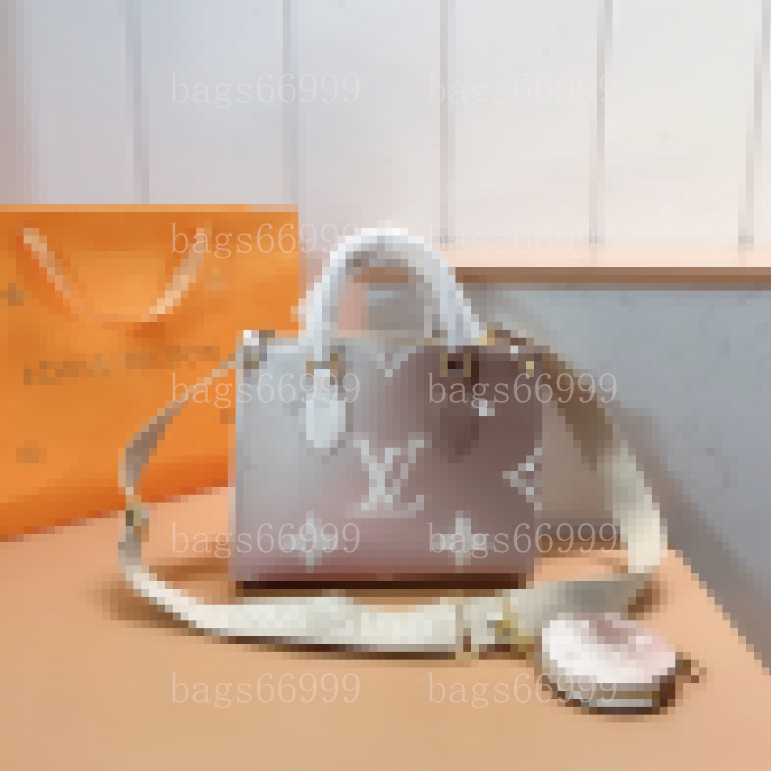 

high quality luxury designer Handbag Onthego Tote Bag Sunrise Pastel Monograms Tie Dye Handbags Luxury Summer Multicolor Shopping Cross Body Round Wallet