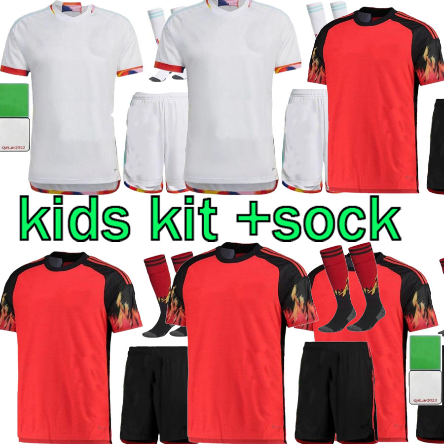 

BELGIUM 2022 2023 World Cup soccer jerseys National Team DE BRUYNE HAZARD COURTOIS LUKAKU TIELEMANS Michy Batshuayi Kevin kids, Black