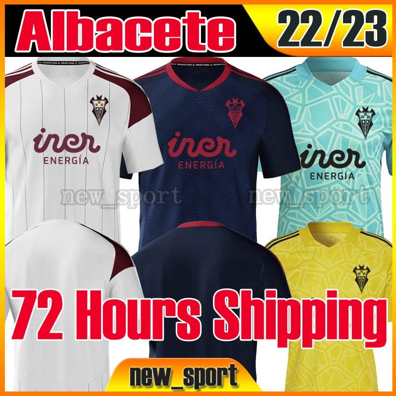 

22 23 Albacete Manu Balompie soccer jersey Fuster Jonathan Dubasin Fran alvarez Flavien Boyomo Riki Rodriguez 2022 2023 home away football shirt -XXL 72 Hours ship, Aerbasaite 22 23 home