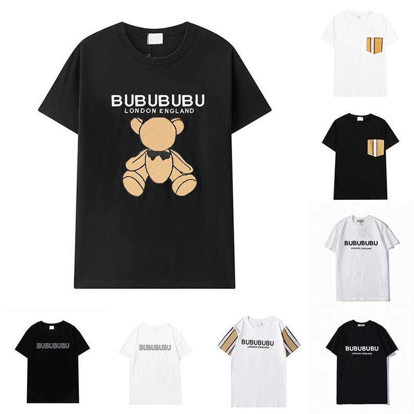 

Tshirts Fashion T Shirts Mens Women Designers T-shirts Tees Apparel Tops Man S Casual Chest Letter Shirt Luxurys Clothing Sleeve Bur Clothes