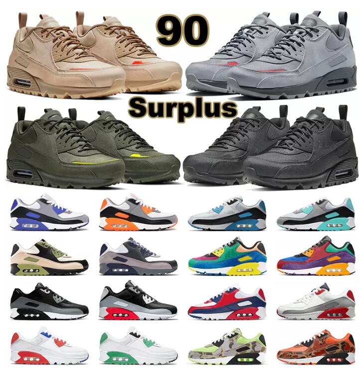 

35Color OG Men Women Running Shoes Triple White Black Infrared Surplus Wolf Grey Desert Camo Duck Camo Orange Volt Be True UNC 36-45, Beige
