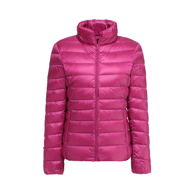 

LL Women' Yoga Short Thin Down Jacket Outfit Solid Color Puffer Coat Sports Winter Outwear 15 Colors -5XL, Extra shipping cost
