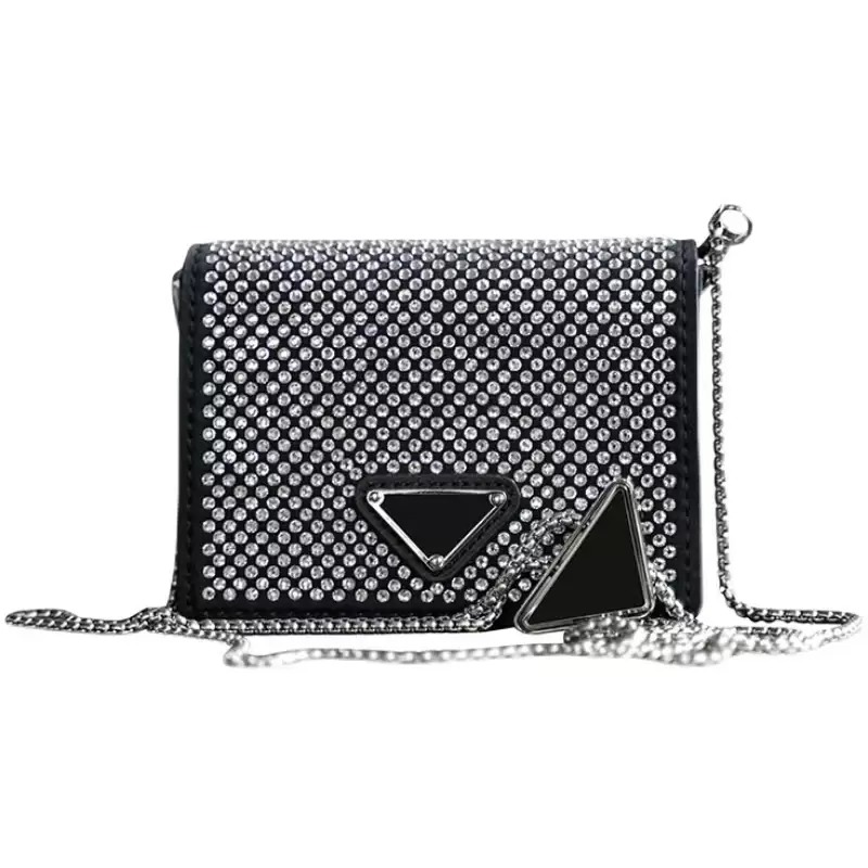 

Luxury Underarm Shoulder Bag Crossbody Purse Women Bling Totes Bags Evening Clutch Crystal Embellished Satin Fashion Letter Handbags, White