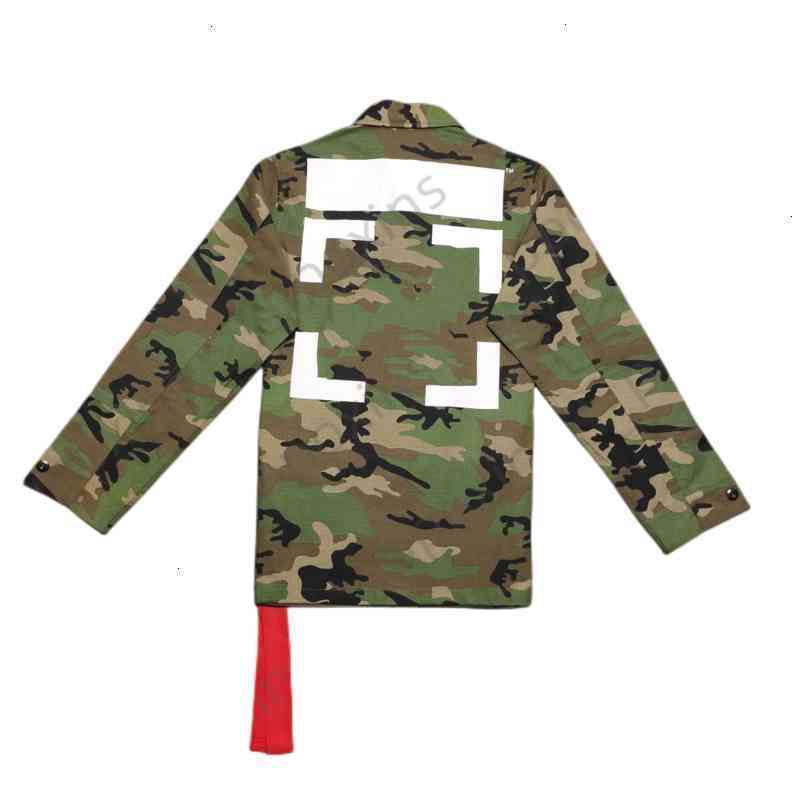 

Off Jacket Offs Men' Print Loose Coat and Women' Ribbon Tooling Long Sleeve Shirt White Winter Mens Windbreaker  Men, Camouflage 1