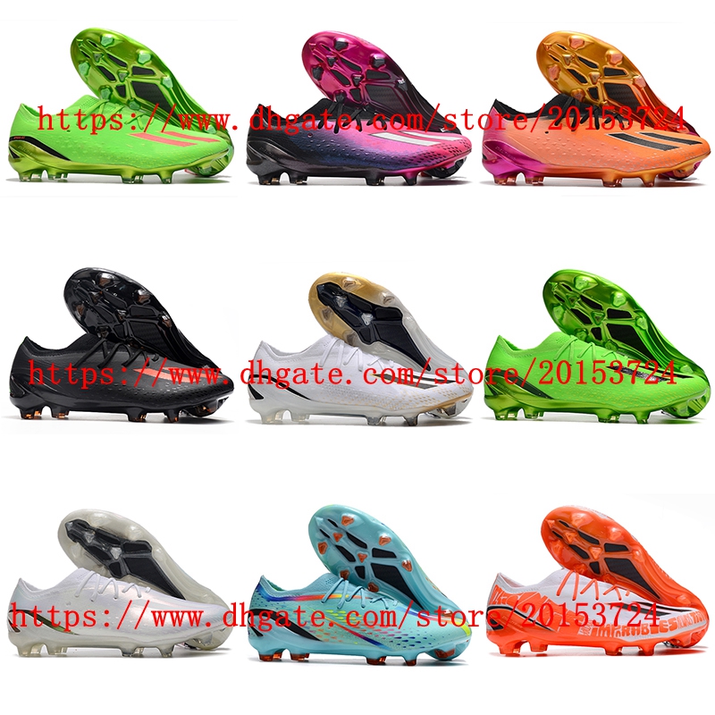 

Mens Soccer shoes X SPEEDPORTAL.1 FG Cleats Plating Sole Knit Football Boots outdoor scarpe da calcio, As picture 1