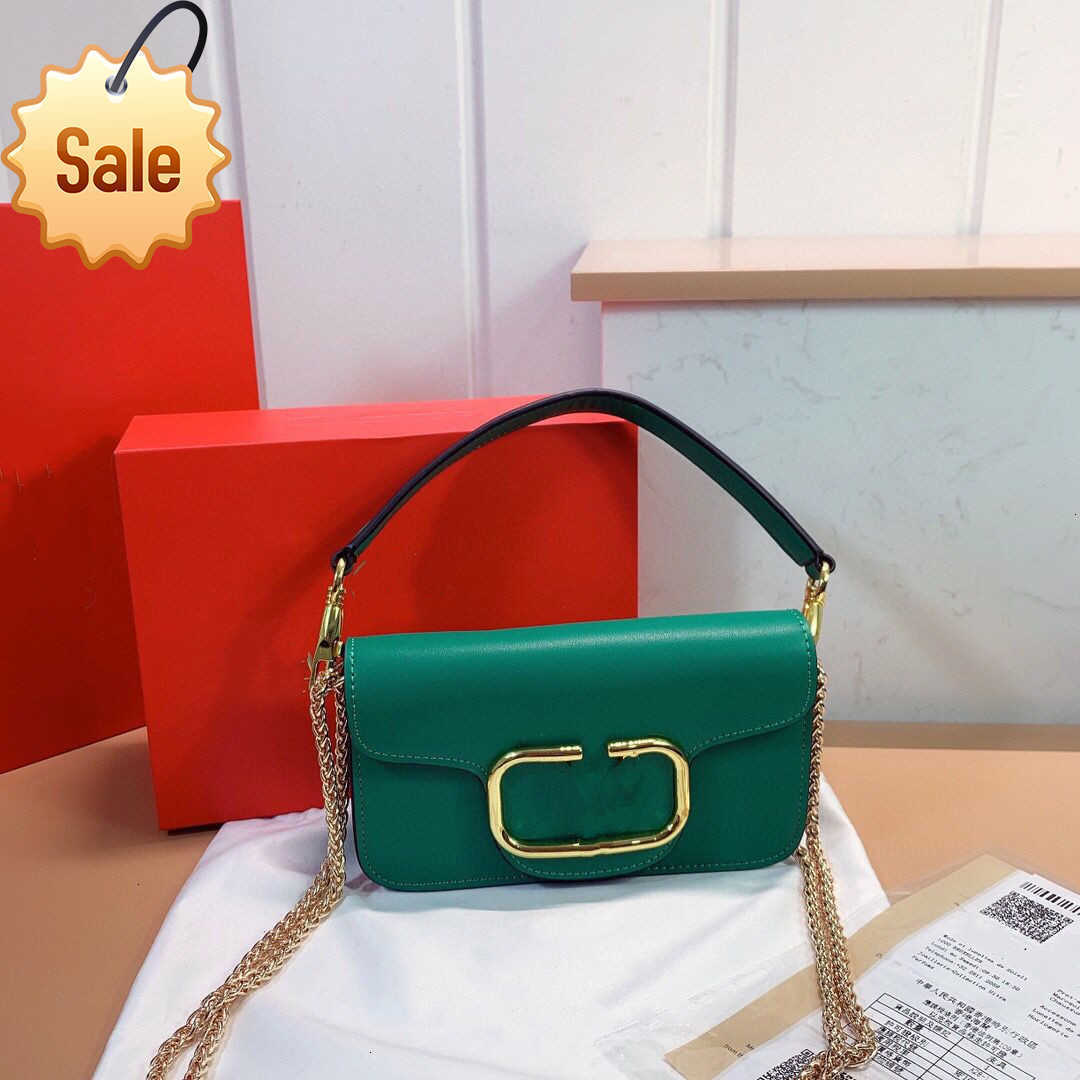 Designer Bags New Leather Staff Big v Chain Strip Envelope Multicolor Armpit One Shoulder Msenger Tote Factory Direct Sale