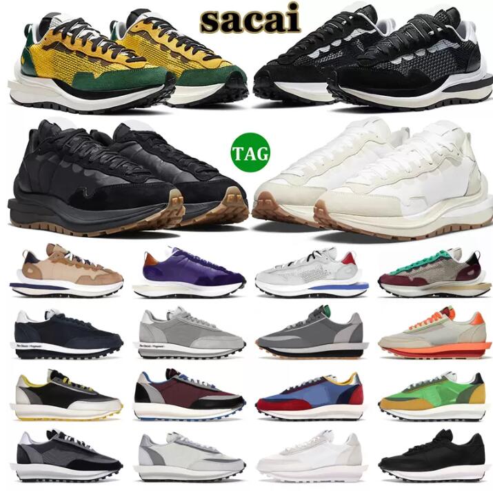 

20Color Vaporwaffle LD Waffle LDV Running Shoes Men Women Black White Nylon Sail Gum Cool Grey Bright Citron Pine Green Blue Multi Mens Trainers Sneakers 36-45, V03