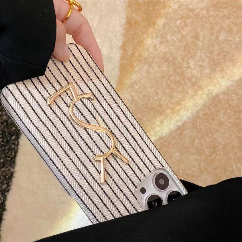 

High-end Canvas Iphone 14 Case Cell Phone Cases For 14 14pro 14promax 14plus Luxury Designers Phonecases 13 12 Womens Mens, White