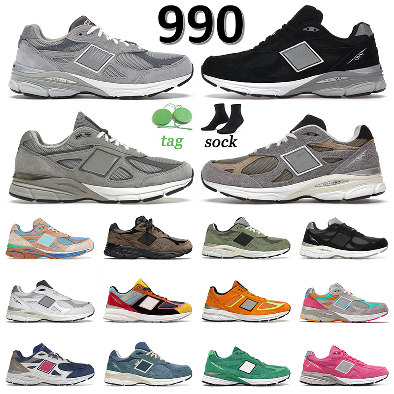 

990v3 Mens New Balance Women Casual Shoes 990 v3 Grey Kith Genesis Elephant Skin JJJJound Brown Black Olive Tornado MiUSA Teddy Santis Sea Salt Outdoor, C3 v3 black green yellow