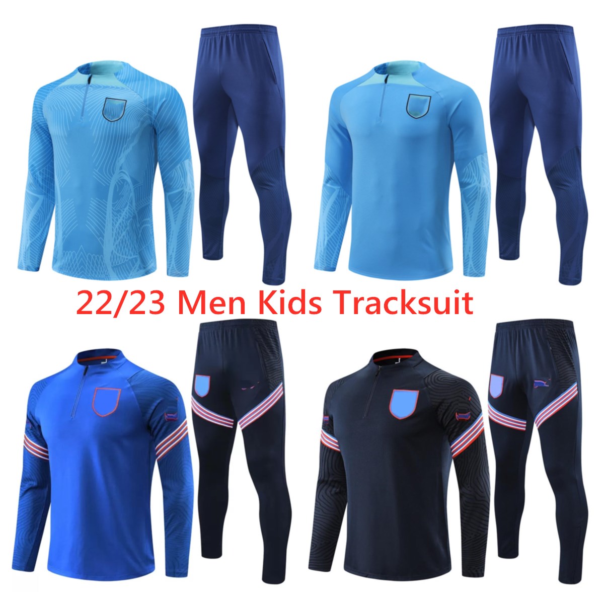 

22/23 New Englands Falf Zipper Jacket Tracksuits Training Suit Jogging Set Football Soccer Jerseys Kit Chandal Survetement Maillots De Foot, 1222