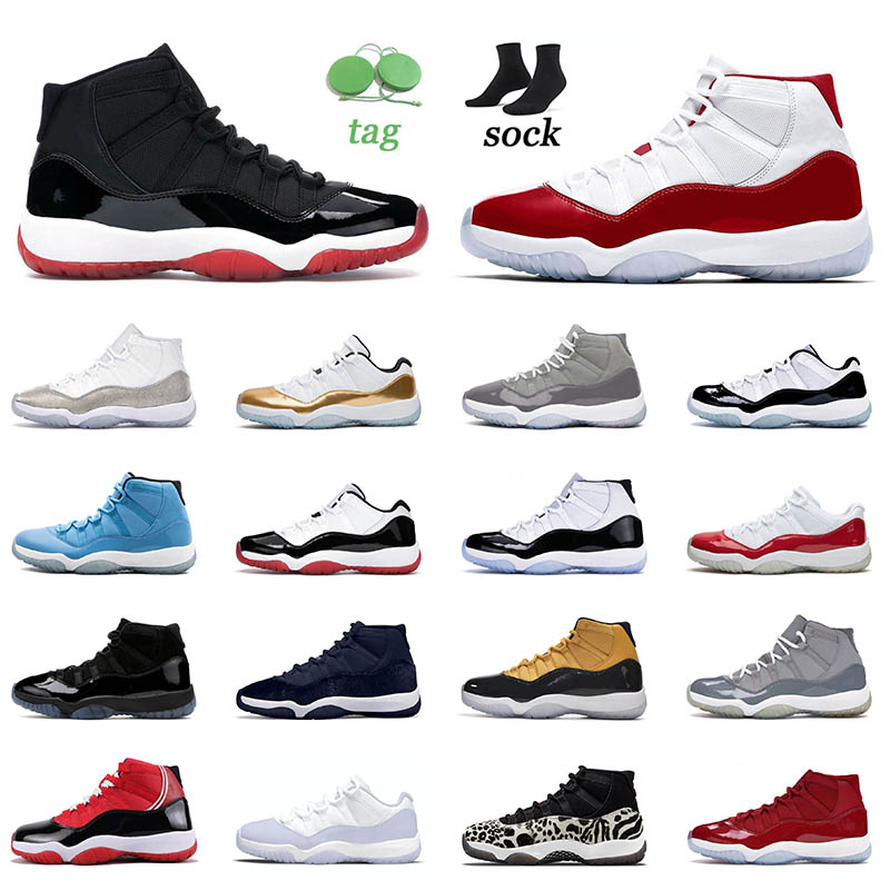 

Midnight Navy New 11 Designer Basketball Shoes 11s For Womens Mens Concord Bred Cap and Gown 25th Anniversary Bred Low Georgetown Sneakers Trainers Size 36-47, A53 cherry 40-47