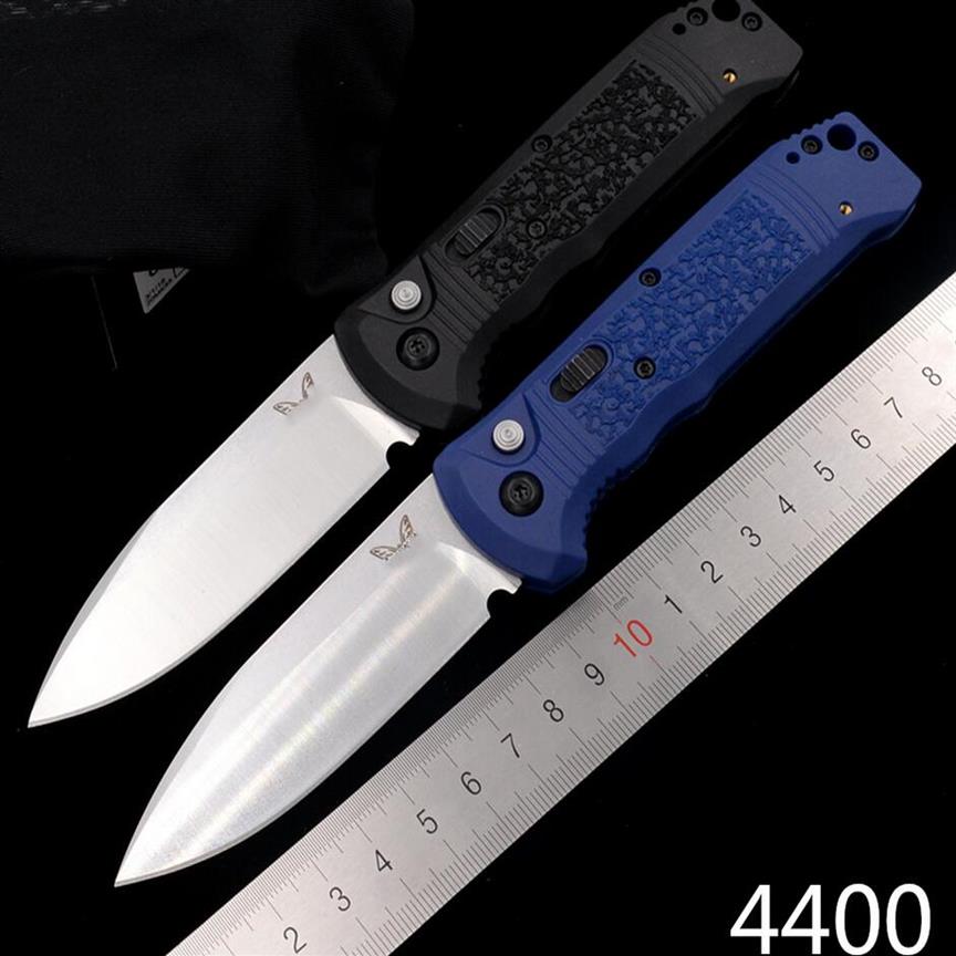 

Benchmade 4400 Casbah AUTO Folding Knife 3 4 Satin S30V Drop Point Blade Black Blue Textured Grivory Handles BM4400 Automat223J