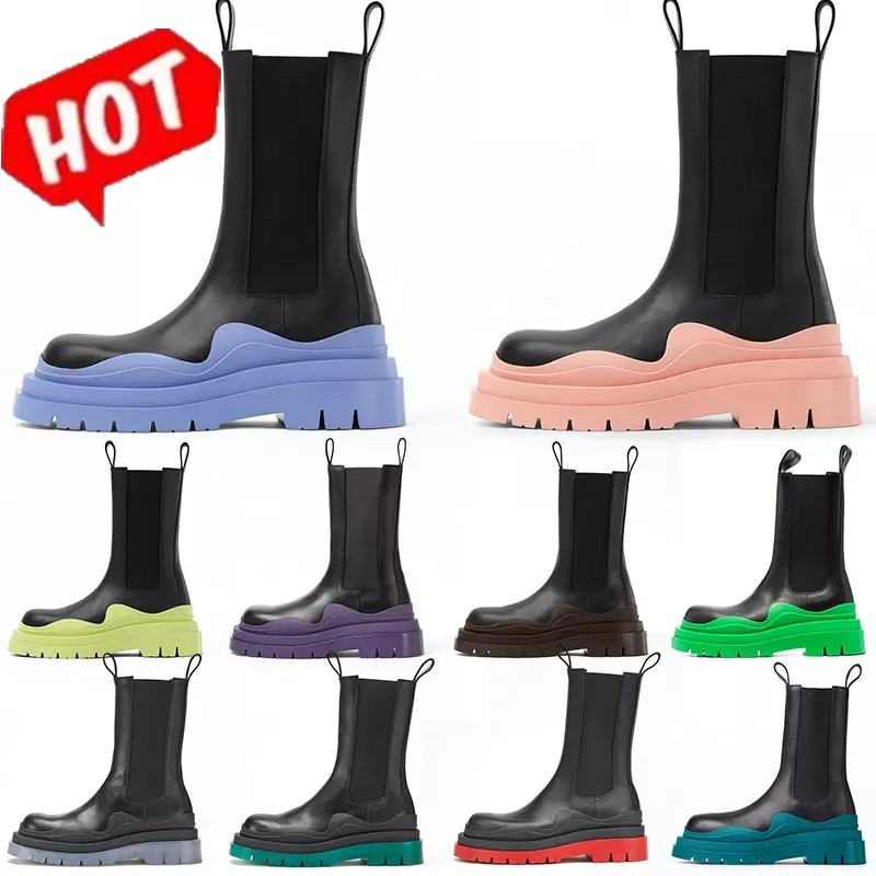 

Autumn Winter Boots High Soled Mid-leg Martin for Men Women Couples Chelsea Boots Thin AnkleReal Leather Outdoor Ankle Anti-Slip Bottega Platform Booties 35-44, I need look other product