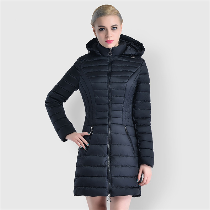 Women's Yoga Cotton Down Hooded Jacket Outfit Solid Color Puffer Coat Sports Long Style Winter Outwear Keep Warm