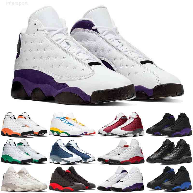 

Basketball Shoes Mens Trainers Obsidian Red Flint Court Purple Hyper Royal Gold Glitter Playground Lucky Green Sports Top 13 13S Men, #31 lucky green
