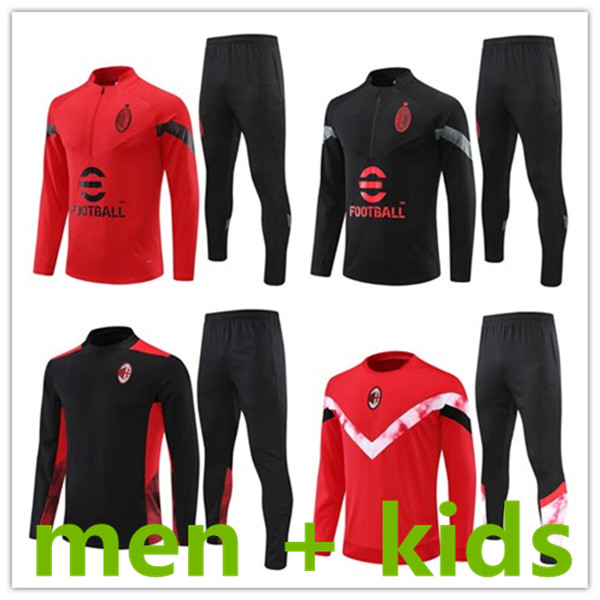 

AC milanS designer tracksuit retro tuta maglia jersey training survetement camiseta jerseys chandal kit 22 23 football men and kids uomo calcio 2023