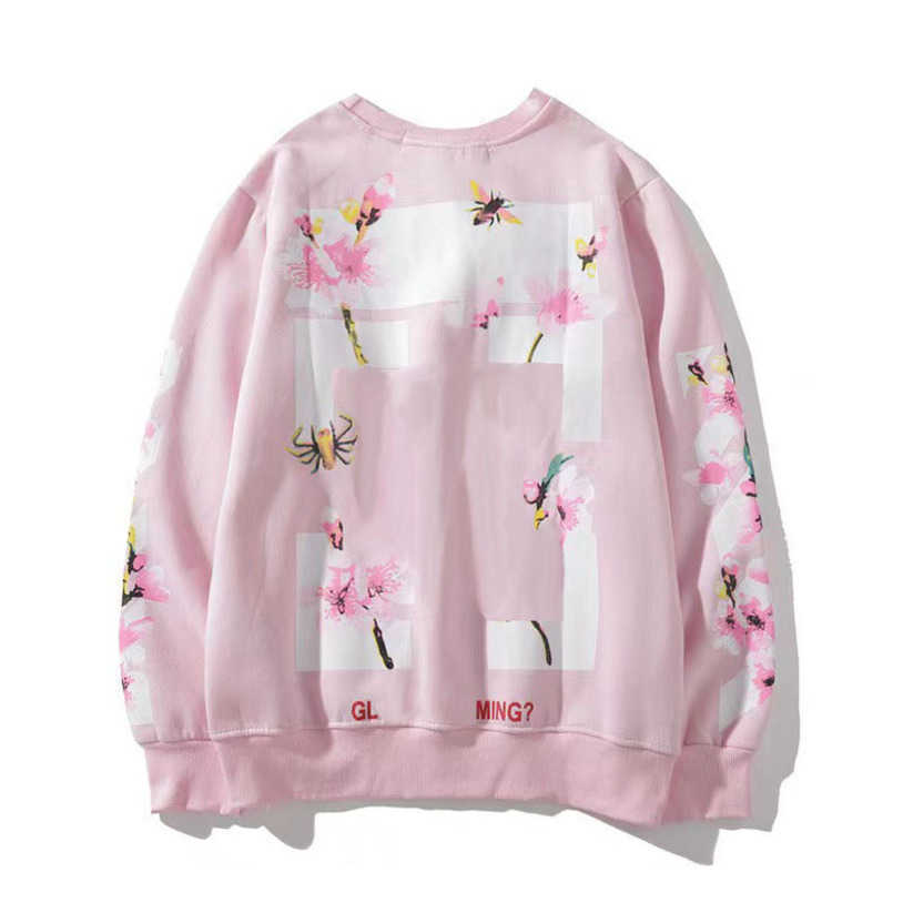 

Classic Women' Luxury Jackets Sweatshirts Brand Offs Pullover Shirts Men Arrow Letter Print Black White Hoodies Fashion Women O-neck Sweater Loose Coat Jacket C41z, Real picture contact customer service