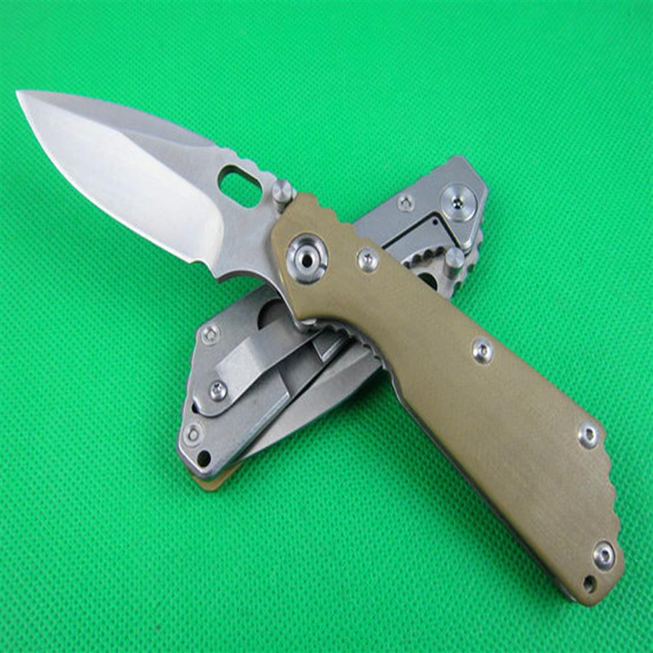 

Classic Survival Folding knife 8Cr13Mov Satin Finish Blade Stainless Steel G10 handle EDC Pocket Fold knives with retail box227y